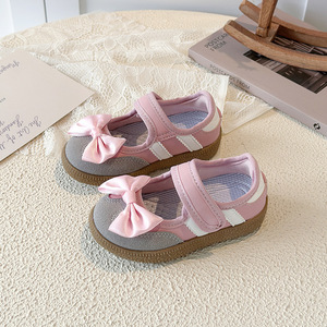 Chaussures Mary Jane style allemand pour filles, nouveau modèle été 2026, à semelle souple, avec nœud, fermeture Velcro, pour petites filles - Product Image 6