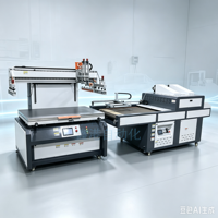La máquina de serigrafía está equipada de manera estándar con una máquina de curado UV