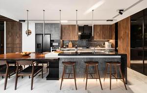 Muebles de Cocina Modulares Modernos Personalizados CANA al por Mayor, con Isla Grande de Cuarzo y Barra de Desayuno, Superficie Fácil de Limpiar - Product Image 2