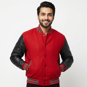 Letterman Varsity <b>Jacket</b> <b>for</b> <b>Mens</b> <b>Baseball</b> Bomber <b>Jacket</b> Made up of Leather Sleeves CollegeBaseballjacket <b>for</b> <b>men</b> - Product Image 1