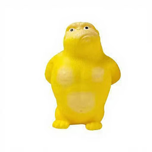 Juguete Antiestrés de Mono Amarillo, Peluche Suave de Rebote Lento para Niños de 2 a 4 Años, Unisex, de Plástico - Product Image 2