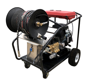เครื่องฉีดน้ำแรงดันสูงอเนกประสงค์ รุ่นใหม่ 7200PSI 50Mpa 22ลิตร/นาที 35แรงม้า ใช้เครื่องยนต์เบนซิน สำหรับงานขุดเจาะน้ำมัน ล้างรถ ร้านล้างรถแรงดันสูง - Product Image 5