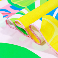 Customization Double-Sided Quick-Drying Absorbent Velvet Jacquard Solid Color Adult Summer Swimming Bath Microfiber Yoga Sports