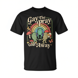 Camiseta Gay The Pray Away Rainbow Frogs Pride LGBTQ - Product Image 2