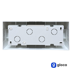 Gloca Universal 6P - Juego de 3 Casetes de Montaje Externo de Plástico Rígido para Protección de Cables Eléctricos - Product Image 4