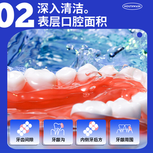 KORMESIC 250ml sin Alcohol a base de hierbas antiséptico antibacteriano enjuague bucal Blanqueamiento Dental desechable cuidado bucal aliento fresco profundo - Product Image 2