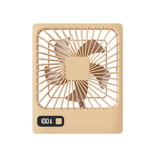 Usb Fan <b>Mini</b> <b>Desk</b> Fan Thin Digital Display Portable Quiet For Office School - Product Image 5