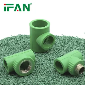 IFAN High Quality Hot Selling Tee Brass Female Thread Pipe Fittings PPR Fittings Couplings