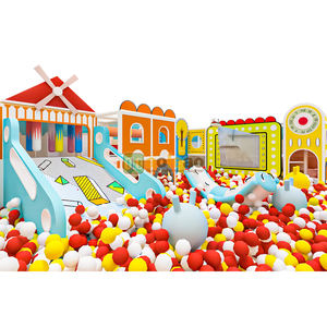 아올레아오 맞춤형 실내 미니시티 테마 어린이 놀이터 - 블록 + 역할놀이 장난감 - Product Image 2