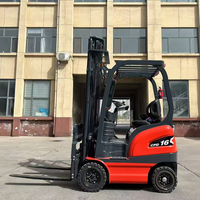 Pengiriman Gratis YUNTU Bersertifikasi CE Forklift Telehandler Listrik 2 Ton Segala Medan Motor AC Bertenaga Baterai Penggerak 4x4 Garansi 1 Tahun