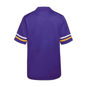 Maillots de football américains imprimés à manches courtes respirants de qualité supérieure en gros avec logo personnalisé, maillot de football uni pour équipe - Product Image 4