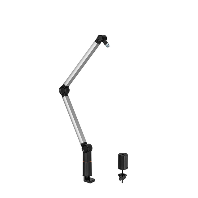 Desk-Mounted Professional Foldable Scissor Arm Adjustable Microphone Mount Stand Arm for Gaming or Studio