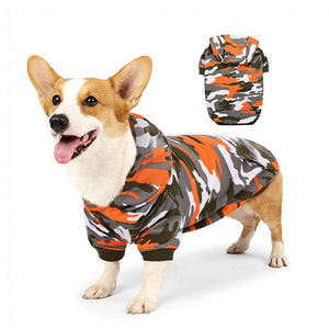 부드러운 코튼 귀여운 위장 카모 의상 의류 인쇄 강아지 애완 동물 티 티셔츠 스웨터 개 까마귀 - Product Image 1