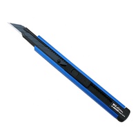 Couteau utilitaire personnalisé avec logo, lame rétractable à bouton-poussoir de 9 mm, coupe-boîte, qualité DIY, faible MOQ pour cadeau promotionnel, couteaux d'art OEM
