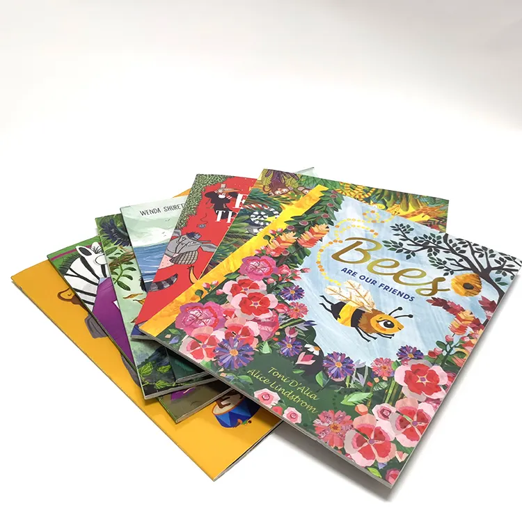 プロの印刷工場オフセット印刷イラスト子供ブックフルカラーペーパーバック画像ストーリーキッズブック