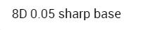 8D ฐานที่คมชัด0.05