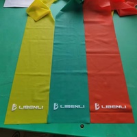 Bandas de Resistencia de Yoga para Ejercicios de Resistencia Muy Ligeros, Bandas de Resistencia de Goma para Fisioterapia, Bandas de Ejercicio de Yoga de Resistencia Larga