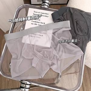 Ropa interior transparente ultrafina 20D para hombre, bolsillo en forma de U sin entrepierna, de secado rápido, transpirable, sin marcas - Product Image 1