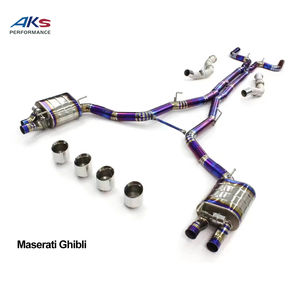 Sistema de escape de titanio AKS para <span class=keywords><strong>Maserati</strong></span> <span class=keywords><strong>Ghibli</strong></span> Catback System - Product Image 5