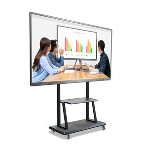 หน้าจอสัมผัส IR 55 65 75 <span class=keywords><strong>86</strong></span> 98 100 110นิ้ว4K HD 20จุดจอแสดงผล LCD สำหรับการประชุมระดับมัธยมปลายไวท์บอร์ดแบบโต้ตอบ - Product Image 5