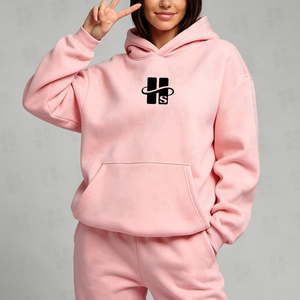 Fabricante de Ropa, Sudaderas con Bordado Personalizado para Mujer, 350 gsm, Felpa de Algodón, Sudadera con Capucha Extra Grande, Venta al Por Mayor - Product Image 2