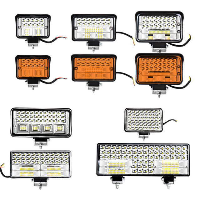 High Brightness Truck LED Spotlight 3 4 5 7 8 10 inch Large Field Electric Off-road Vehicle Modification Light 12V-80V Universal