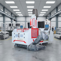 Machine de fraisage à portique à grande table GMC1616 CNC 3 axes avec système de commande