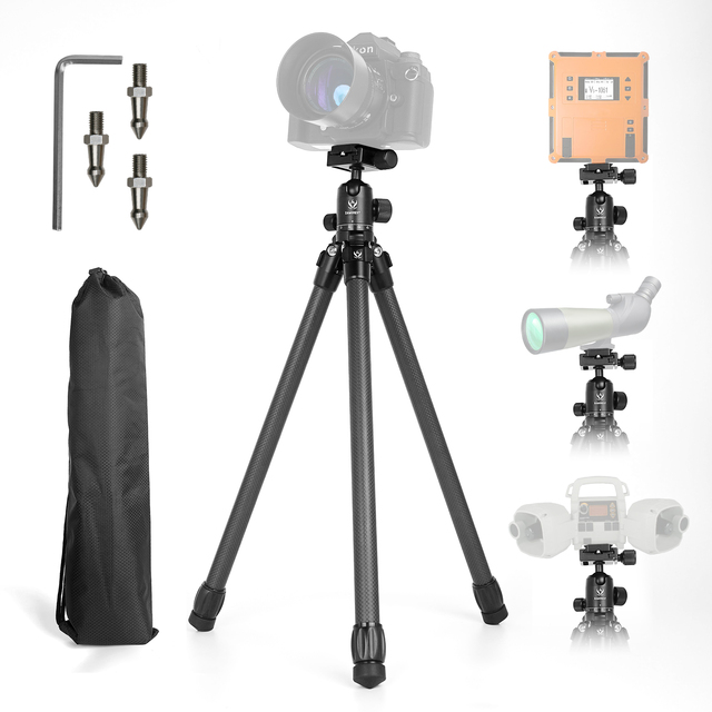 New Online Multi-functional Photography Support Professional Photography Necessary Black ultra Light Carbon Fiber Tripod