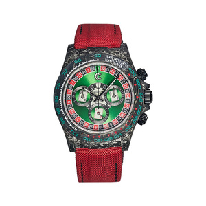 Montres élégantes pour hommes Premium - Design inspiré de la course automobile en fibre de carbone, <span class=keywords><strong>montre</strong></span> mécanique à <span class=keywords><strong>remontage</strong></span> <span class=keywords><strong>manuel</strong></span> pour hommes de style Daytona - Product Image 6