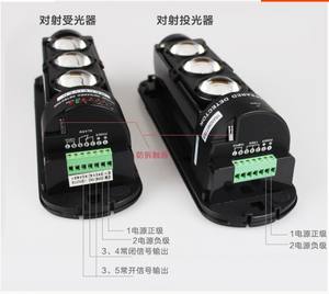 Sensore del fascio della porta del garage del laser a infrarossi del sensore del rivelatore umano di tre raggi di vendita calda - Product Image 5