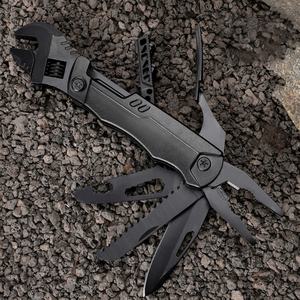 Llave Multiusos Plegable con Cuchillo, Sierra y Alicates, Herramienta Combinada para Bricolaje, Camping y Actividades al Aire Libre, Cuchillo de Acero y Aluminio - Product Image 2