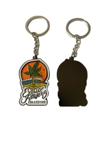 Metal <b>Keychain</b> <b>Customized</b> Cute Design Soft Hard Enamel Keychains for Bag Decoration - Product Image 5