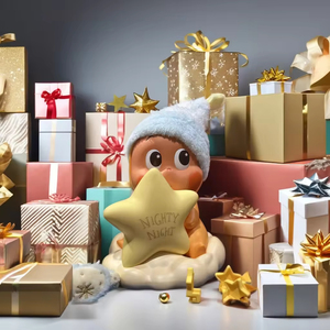 Popmart Tốt Đêm Nhiếp Ảnh Đèn PVC Chất Liệu Quy Mô 1/12 Ngôi Sao Người Nhà Xu Hướng Ngoại Vi Đám Mây Cho Bé Trai - Product Image 5