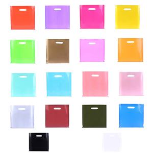 Bolsas de plástico para embalaje de ropa, etiqueta personalizada, Material respetuoso con el medio ambiente, LDPE, asas de plástico para embalaje - Product Image 4