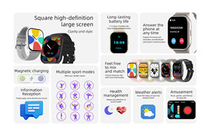 Fabrika doğrudan toptan VZL99J Smartwatch IP68 su geçirmez spor izci 2.01 ''TFT dokunmatik ekran BT arayarak 7-Day pil ömrü - Product Image 2