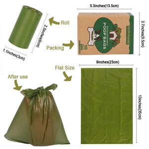 Vente chaude 2024 : Sacs à déjections canines écologiques personnalisés pour animaux de compagnie, sacs à déjections pour chiens imprimés sur mesure, fournitures pour animaux de compagnie, vente en gros directe usine - Product Image 3