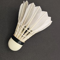 Volants de badminton hybrides en plumes de canard de classe B, vol stable, sandwich 2 couches, liège durable, pour l'entraînement, directement de l'usine OEM