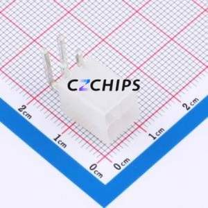 HC-5557-4.2-2x2AW Wire-to-Board Pin Header Bent Lead Through Hole,P=4.2mm 2x2P 4.2mm Right Angle Insert Mini-Fit (MX 4.2) - Product Image 1