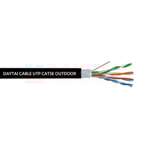 Outdoor 4 Pair Double Jacket Coppler Solid CAT5E LAN <strong>Cable</strong> <strong>Ethernet</strong> <strong>Cable</strong> for <strong>Long</strong> Term Outdoor Communication Applications - Product Image 1