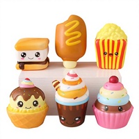 Jouets Squishy à Montée Lente Faible MOQ, Forme Pack de Snacks, Jouets Squishy en Forme de Pain Anti-Stress, Cadeaux Promotionnels Doux à Presser