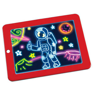 Tablero de escritura LED fluorescente para niños, almohadilla de dibujo mágico con luz - Product Image 1