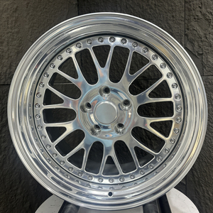 Jantes forgées Roc Custom Classic Mesh Spoke 17 18 19 pouces, finition argent poli, 2 pièces, pour Ford Mustang BMW M3 <span class=keywords><strong>Corvette</strong></span> - Product Image 2