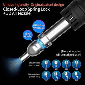 Aixun H314 Venda Quente Display Digital <span class=keywords><strong>Hot</strong></span> Air <span class=keywords><strong>Gun</strong></span> 1400W Estação Desoldering Plataforma De Reparação De Solda Ferramenta Para Retrabalho Do Telefone - Product Image 3