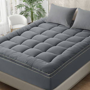 Otel yatak Polyester yatak <span class=keywords><strong>Topper</strong></span> ekstra kalınlık sıcak rahat yatak pedi fabrika toptan fiyat - Product Image 4