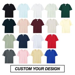 Camiseta de Punto de Algodón 100% de Alta Calidad, Logotipo Personalizado, Impresión Serigráfica, Anti-Pilling, Transpirable, de Secado Rápido, Unisex, Tallas Grandes - Product Image 2