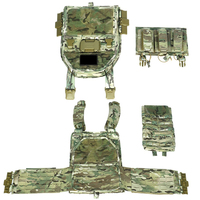 Gilet tactique à dégagement rapide en une seconde, équipement d'extérieur, gilet d'entraînement multifonctionnel, uniforme tactique résistant à l'usure