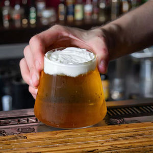 Verres à whisky coniques en verre borosilicate de haute qualité en gros, tasses incassables, tasses à petit-déjeuner, tasses à café, tasses à jus - Product Image 2