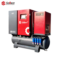 11kw 15kw 16 bar tout en un compresseur à vis 15hp 20hp compresseurs d'air rotatifs industriels avec sécheur pour la découpe laser