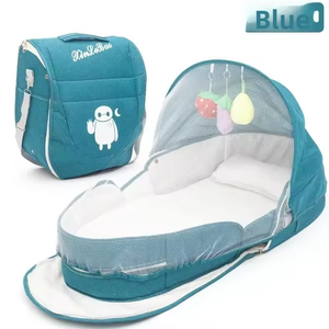 Cama de bebé plegable portátil multifuncional de diseño moderno con mochila estirable de gran capacidad ropa de cama de moda para niños - Product Image 2