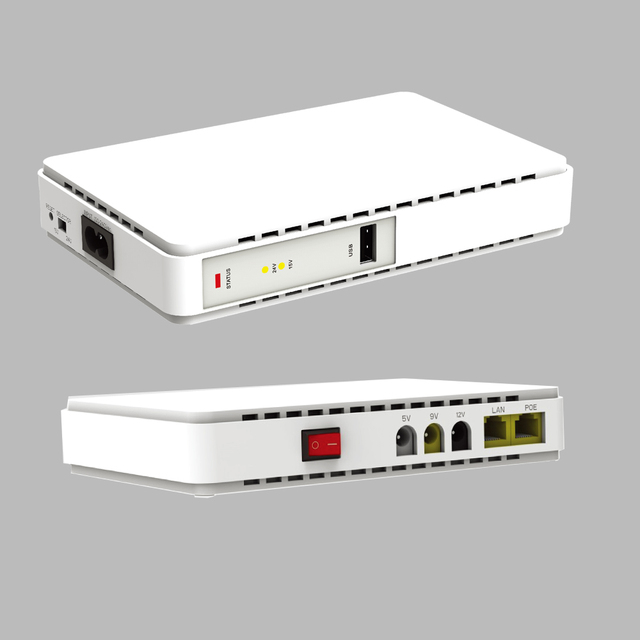Factory Newest Model 18W Mini UPS With POE 5V 9V 12V 15V 24V Mini DC UPS Mini UPS for Wifi Router Power Backup